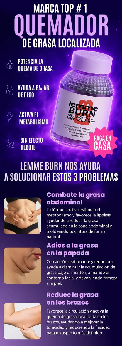 Lemme Burn – Quemador Grasa Abdominal+ AMPK